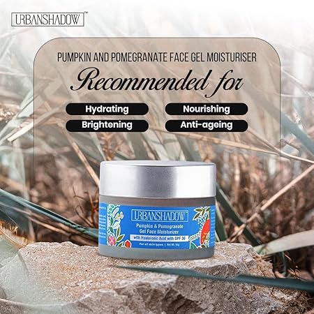 Pumpkin & Pomegranate Gel Face Moisturizer With Hydrolic Acid with SPF 30